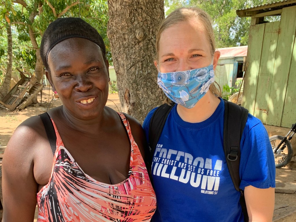 The grandmother of several of our students. A sweet lady!